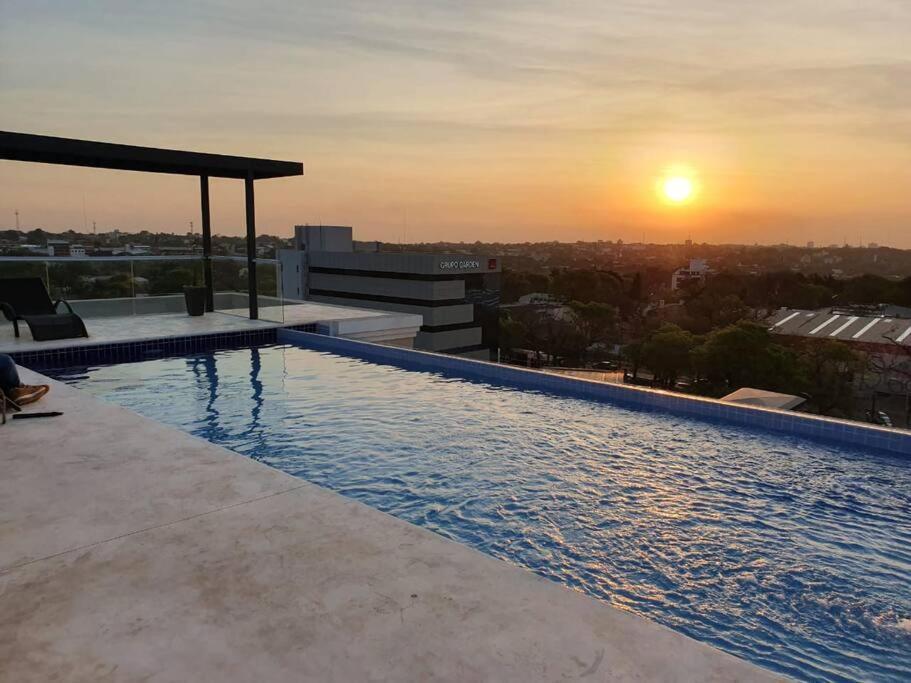 Hermoso Departamento Con Piscina Y Estacionamiento Asuncion Exterior foto